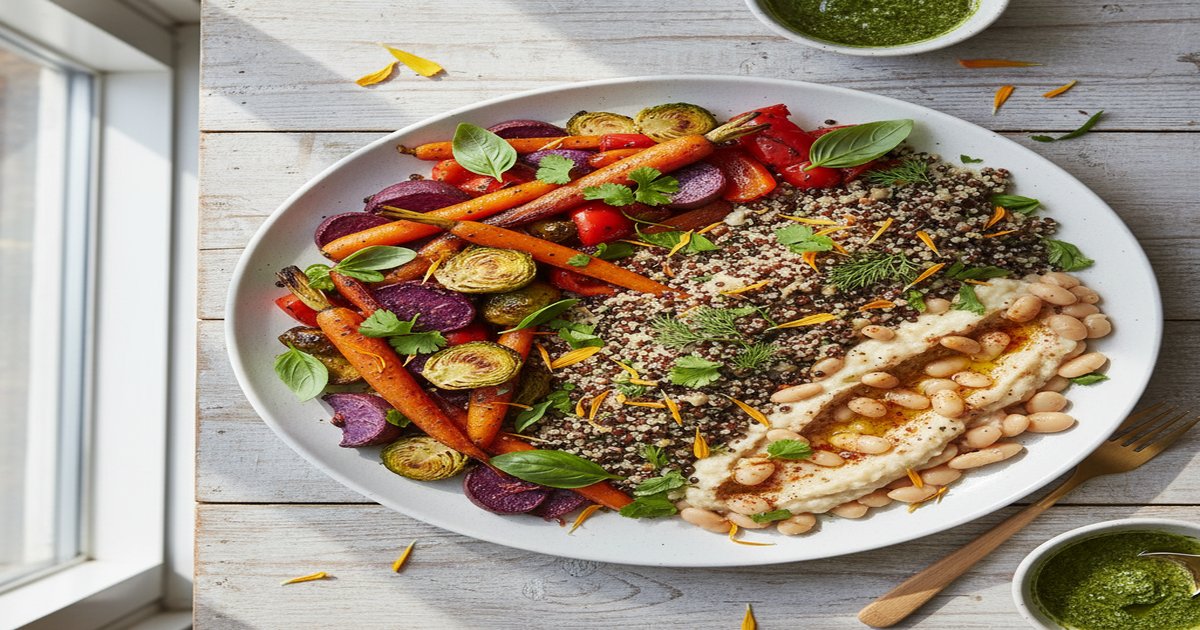 Eenpans Aziatische wokgroenten met tofu en sesamnoedels